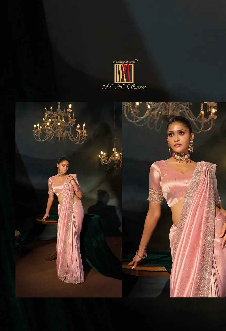 M.N 8600 Series Royal Heritage Designer Weddin Saree Collection — Wholesale Sarees, MN Saree wholesale from Surat — Photo 31