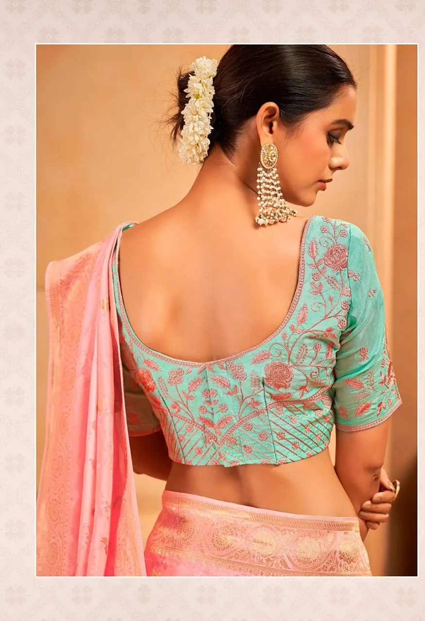 Manorama Meghrani Premium HO Silk Saree with Heavy Traditional Zari Weaving — Saree, Vardan Ethnic wholesale from Surat — Photo 11