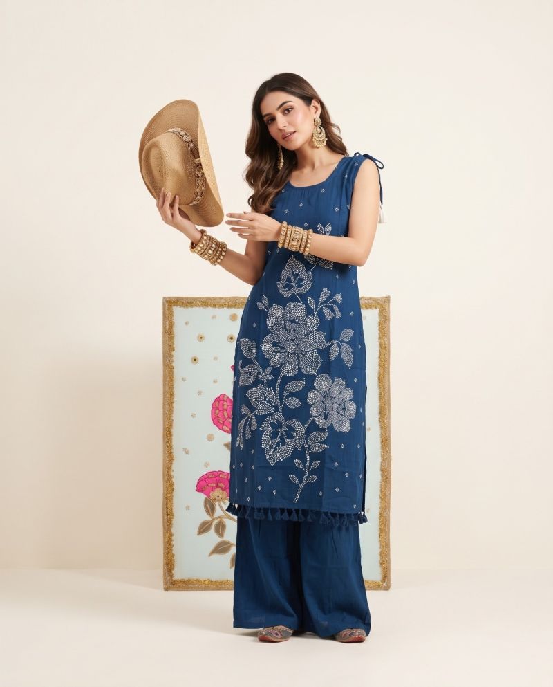 Naisha K 1326 Vatican Printed Fancy Kurti With Bottom Catalog — Wholesale Kurtis, Vardan Ethnic wholesale from Surat — view 3