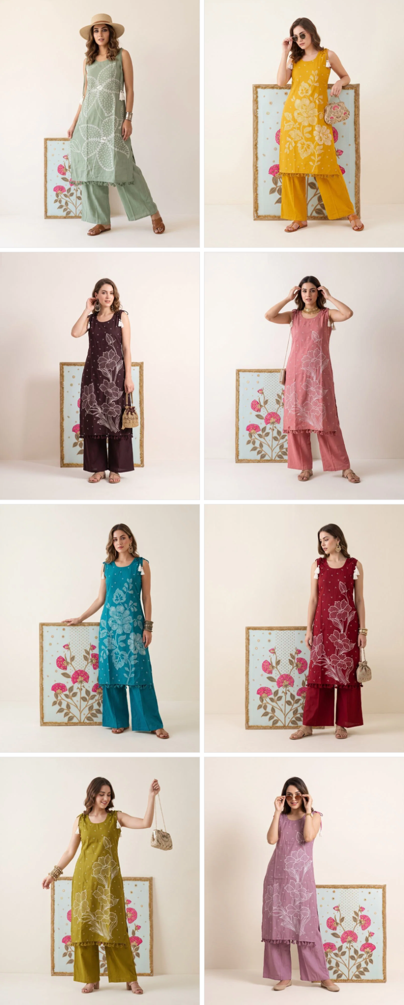 Naisha K 1326 Vatican Printed Fancy Kurti With Bottom Catalog — Wholesale Kurtis, Vardan Ethnic wholesale from Surat — view 16