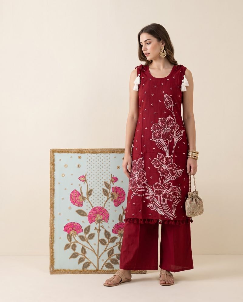 Naisha K 1326 Vatican Printed Fancy Kurti With Bottom Catalog — Wholesale Kurtis, Vardan Ethnic wholesale from Surat — view 6