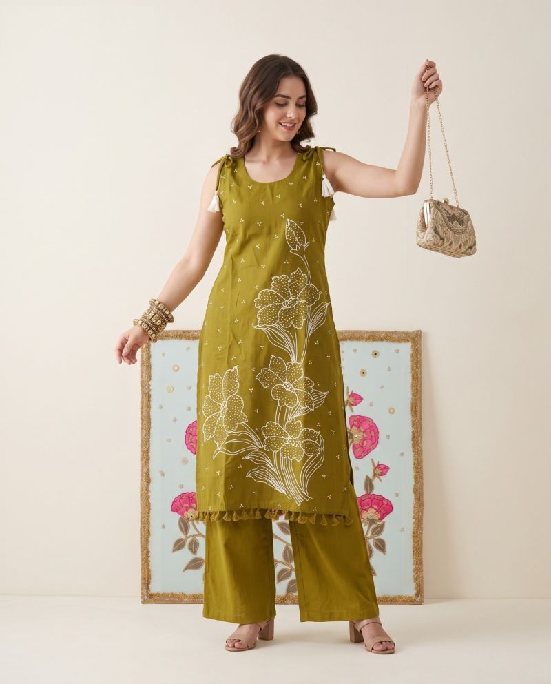Naisha K 1326 Vatican Printed Fancy Kurti With Bottom Catalog — Wholesale Kurtis, Vardan Ethnic wholesale from Surat — view 5