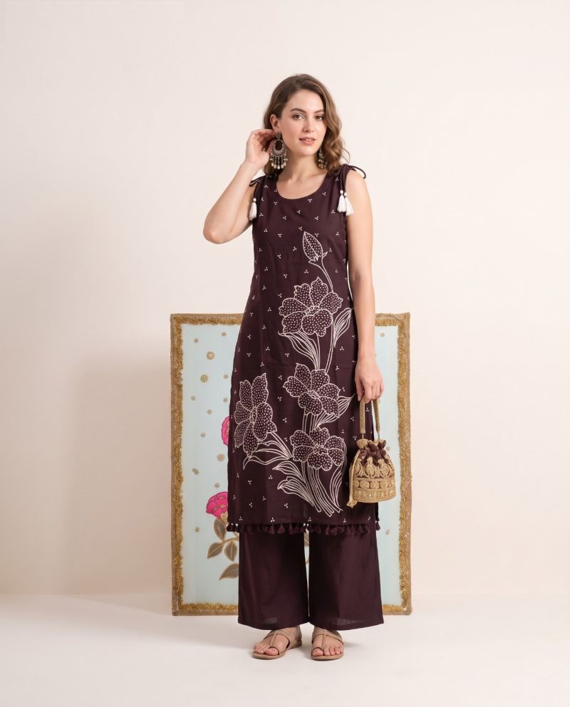 Naisha K 1326 Vatican Printed Fancy Kurti With Bottom Catalog — Wholesale Kurtis, Vardan Ethnic wholesale from Surat — view 9