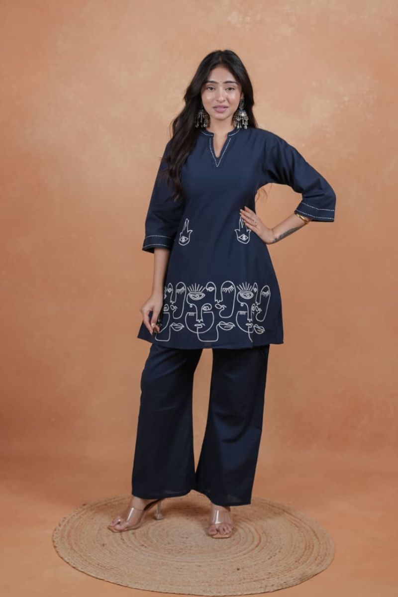 Naisha K 1356 Wholesale Pure Cotton Fancy Co Ord Set Collection