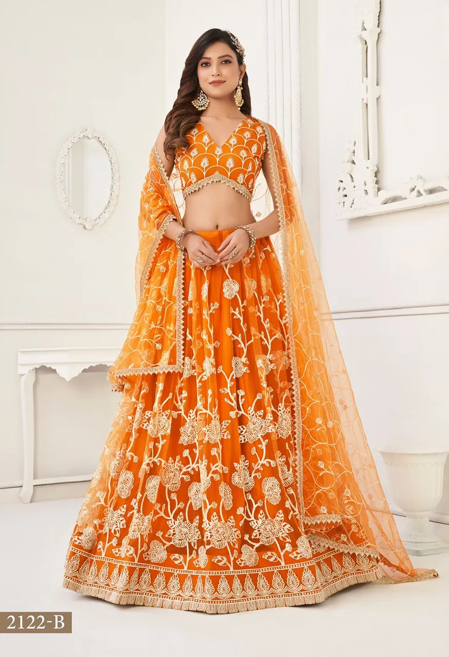 Narayani Fashion Kelaya Vol 05 2122 to 2122D Designer Lehenga Choli with Dupatta Set — Wholesale Lehenga, Vardan Ethnic wholesale from Surat — Photo 4