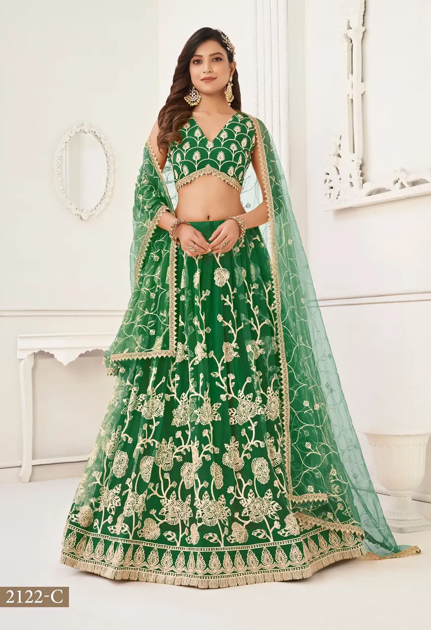 Narayani Fashion Kelaya Vol 05 2122 to 2122D Designer Lehenga Choli with Dupatta Set — Wholesale Lehenga, Vardan Ethnic wholesale from Surat — Photo 5