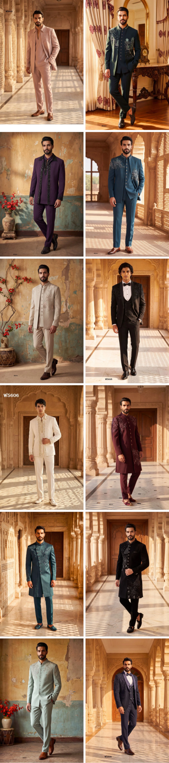 Outluk Wedding 56 Man Wear Lachaka Hand Work Designer Jodhpuri Suit Collection — Men's Wear, Outluk wholesale from Surat — Photo 3
