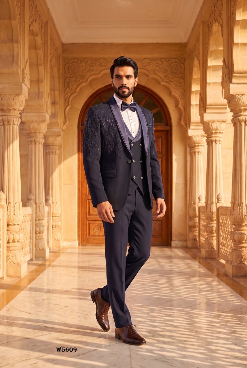 Outluk Wedding 56 Man Wear Lachaka Hand Work Designer Jodhpuri Suit Collection — Men's Wear, Outluk wholesale from Surat — Photo 23