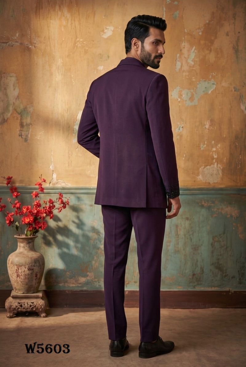 Outluk Wedding 56 Man Wear Lachaka Hand Work Designer Jodhpuri Suit Collection — Men's Wear, Outluk wholesale from Surat — Photo 22