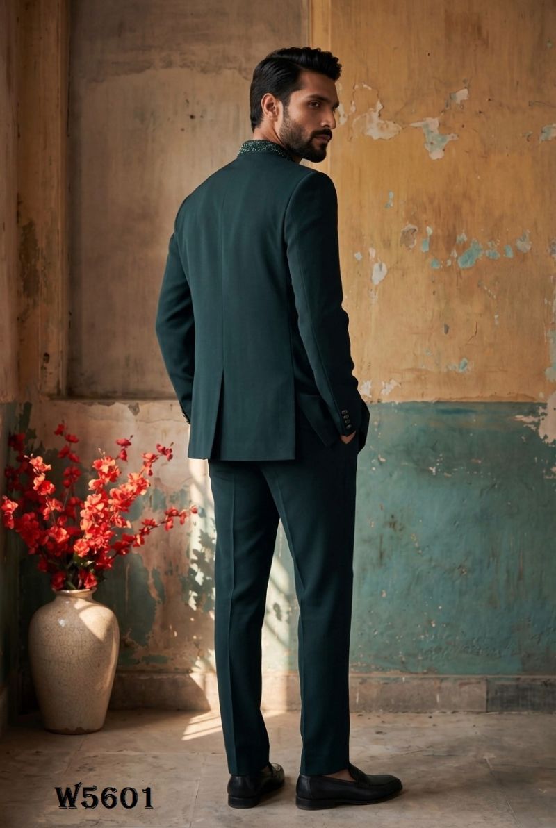 Outluk Wedding 56 Man Wear Lachaka Hand Work Designer Jodhpuri Suit Collection — Men's Wear, Outluk wholesale from Surat — Photo 21