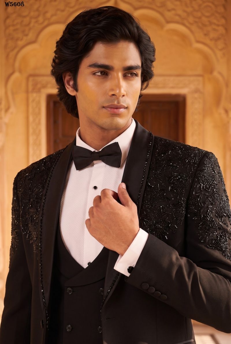 Outluk Wedding 56 Man Wear Lachaka Hand Work Designer Jodhpuri Suit Collection — Men's Wear, Outluk wholesale from Surat — Photo 12