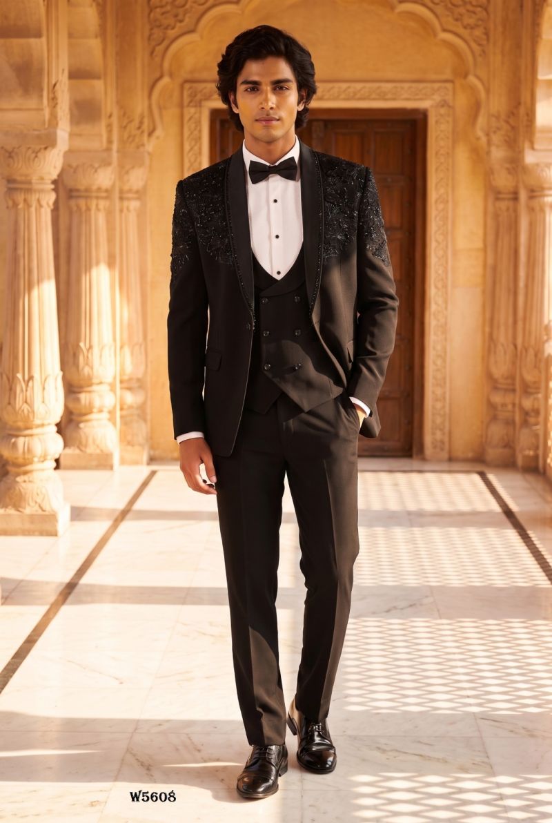 Outluk Wedding 56 Man Wear Lachaka Hand Work Designer Jodhpuri Suit Collection — Men's Wear, Outluk wholesale from Surat — Photo 29
