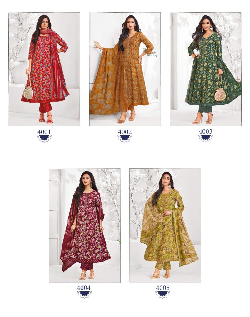 Radhika Cindrella Vol 4 Cotton Printed Kurti With Bottom Dupatta Collection — Wholesale Kurtis, Radhika Lifestyle wholesale from Surat — Photo 9