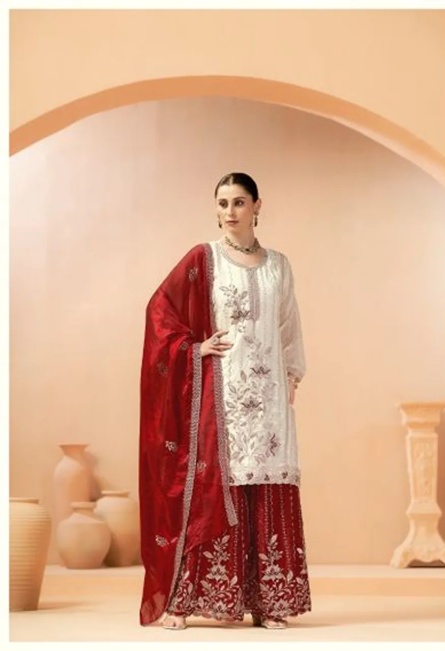 Radhika Sumyra Amira Fendy Embroidered Dress Material Collection — Wholesale Salwar Suits, Radhika wholesale from Surat — view 3