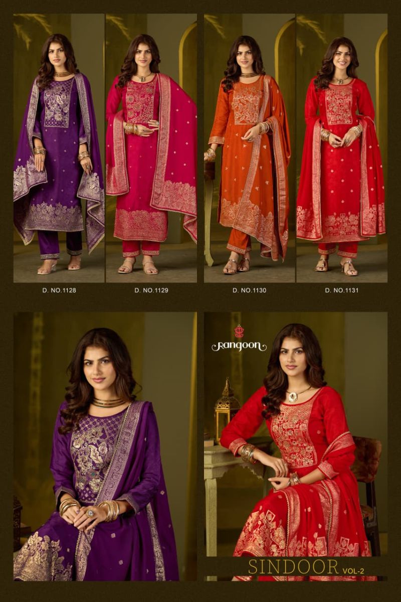 Rangoon Sindoor Vol 2 Readymade Dola Russian Khatli Work Salwar Kameez — Wholesale Salwar Suits, Kessi wholesale from Surat — view 8