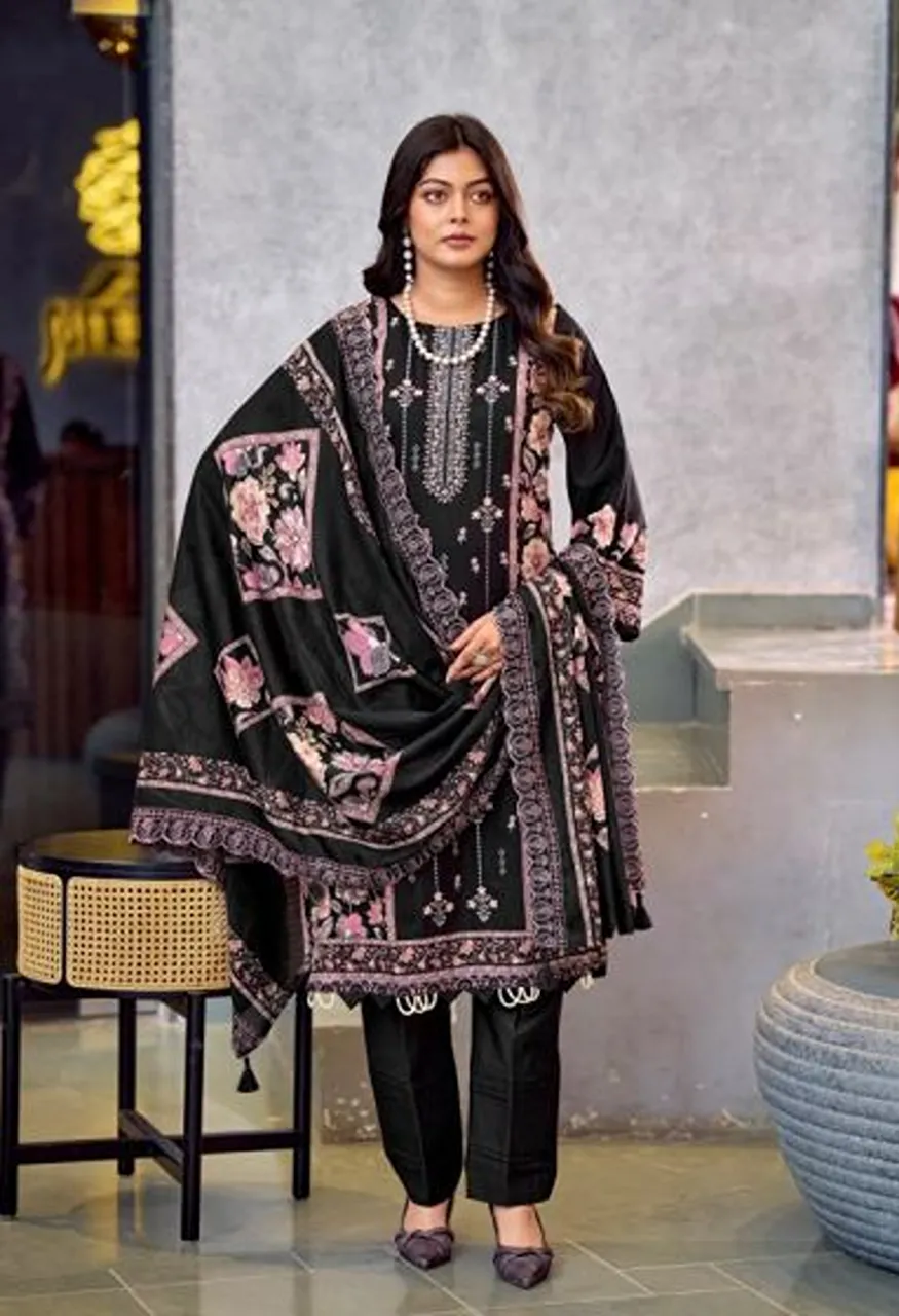 Riaz Arts Zeenat Lawn Cotton Embroidered Dress Material Collection — Wholesale Salwar Suits, Mumtaz Arts wholesale from Surat — Photo 6