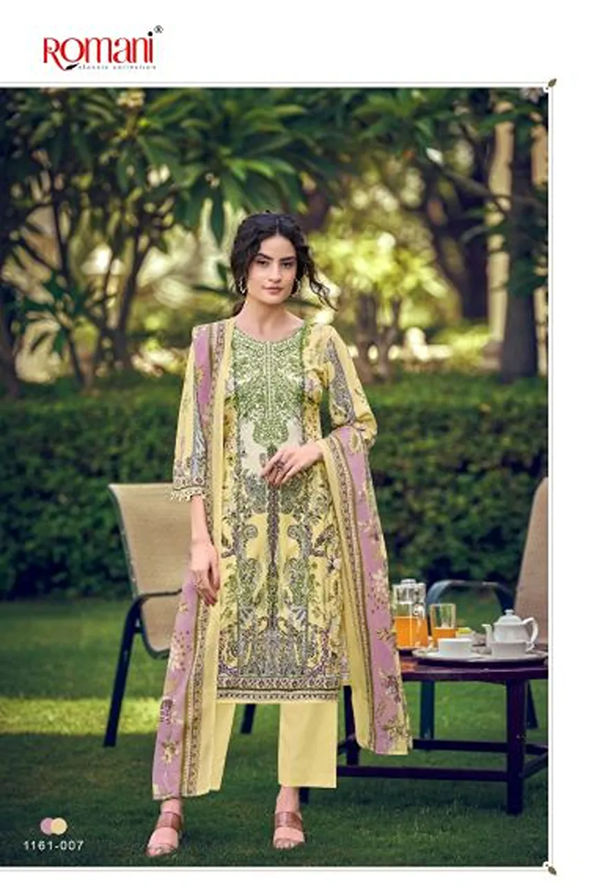 Romani Needle Wonder Vol 16 Cotton Embroidered Dress Material Catalog — Wholesale Salwar Suits, Romani wholesale from Surat — view 8