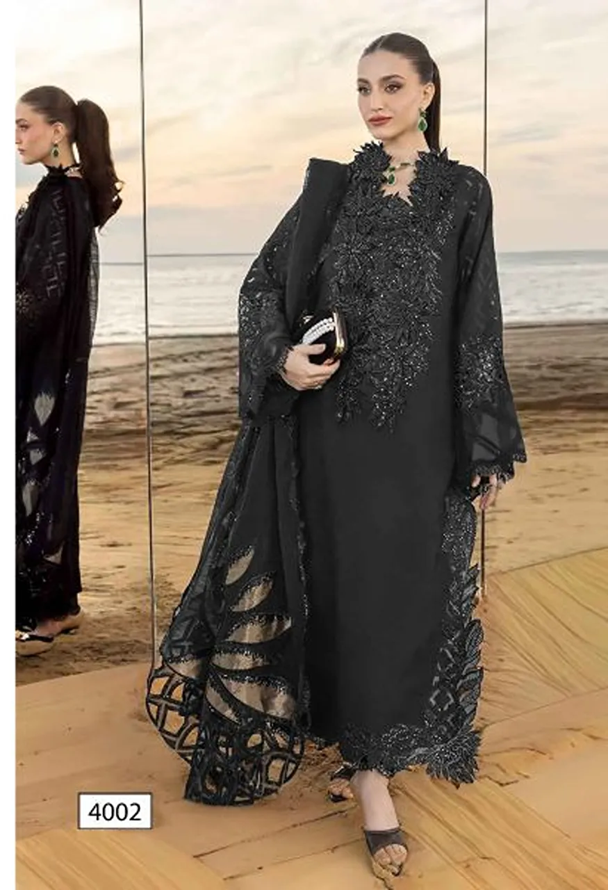 Saniya Rang Rasiya Vol 4 Cotton Chikankari Embroidered Salwar Kameez Collection — Wholesale Salwar Suits, Saniya wholesale from Surat — view 2