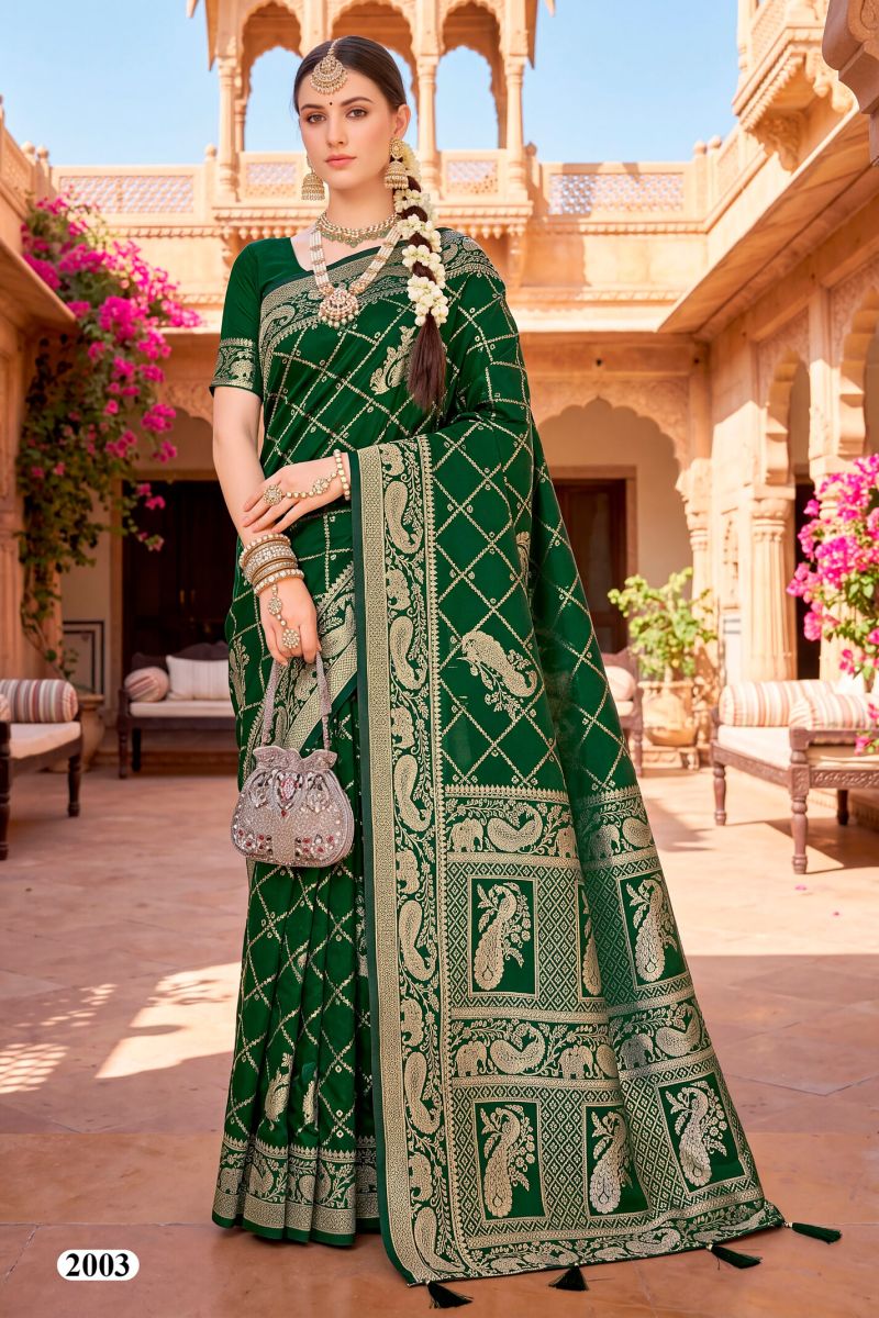 Saroj Bombay Bhel Vol 2 Silk Festival Saree Collection — Festival Sarees, Saroj Saree wholesale from Surat — view 7