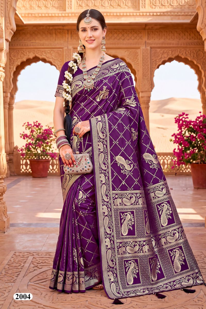 Saroj Bombay Bhel Vol 2 Silk Festival Saree Collection — Festival Sarees, Saroj Saree wholesale from Surat — view 4