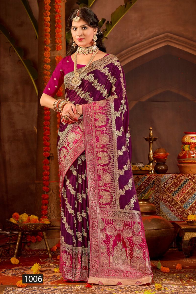 Saroj Ladli Bitya Satin Saroski Vol 1 Satin Silk Saree Catalog