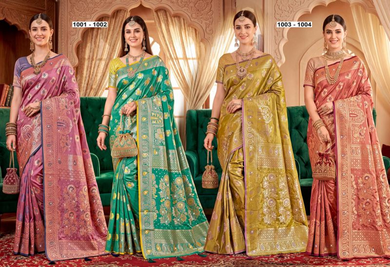 Saroj Umang Satin Saroski Vol 1 Wholesale Satin Silk Saree Collection — Festival Sarees, Saroj Saree wholesale from Surat — Photo 5