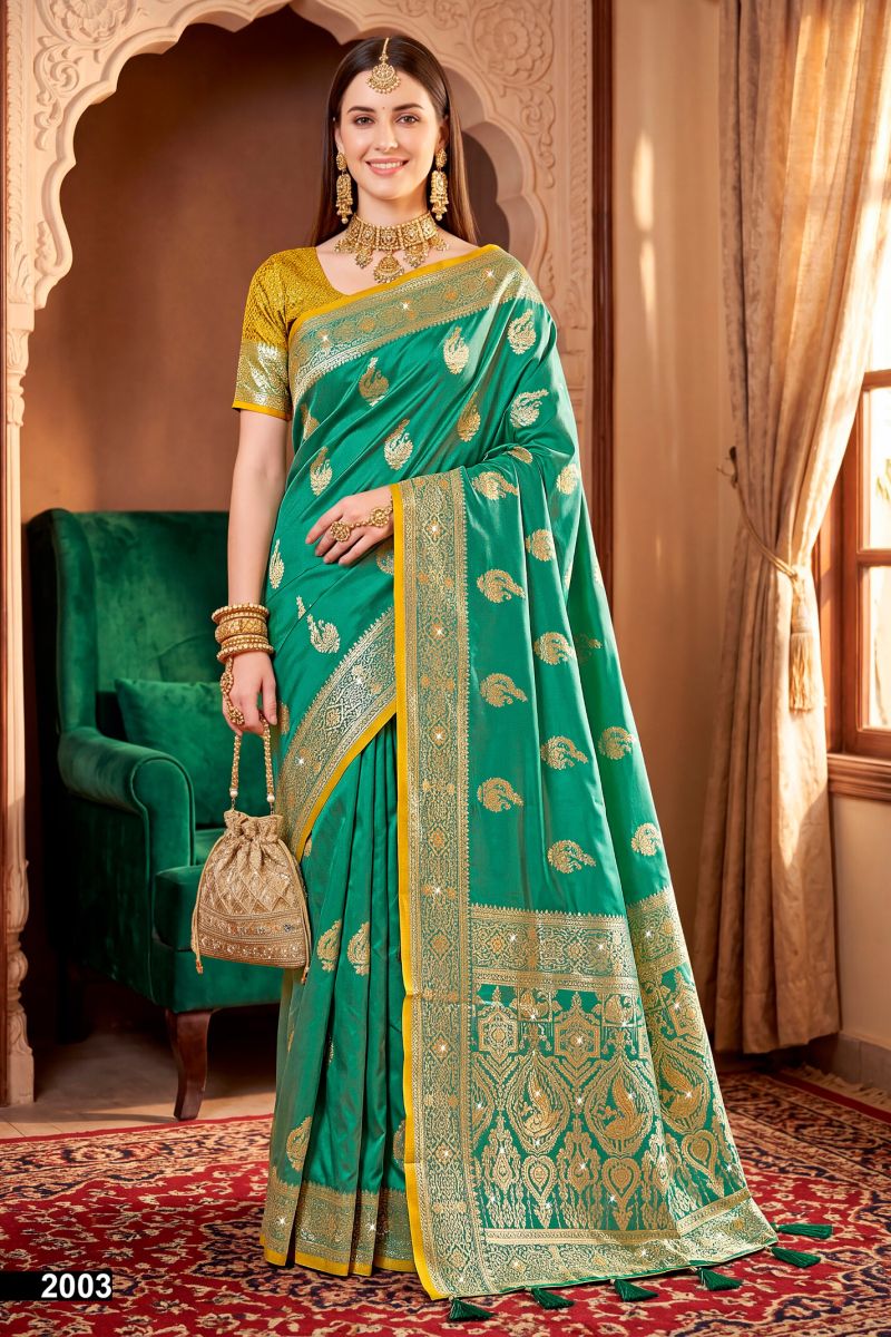 Saroj Umang Satin Saroski Vol 2 Wholesale Satin Silk Saree Collection — Wholesale Sarees, Saroj Saree wholesale from Surat — Photo 2