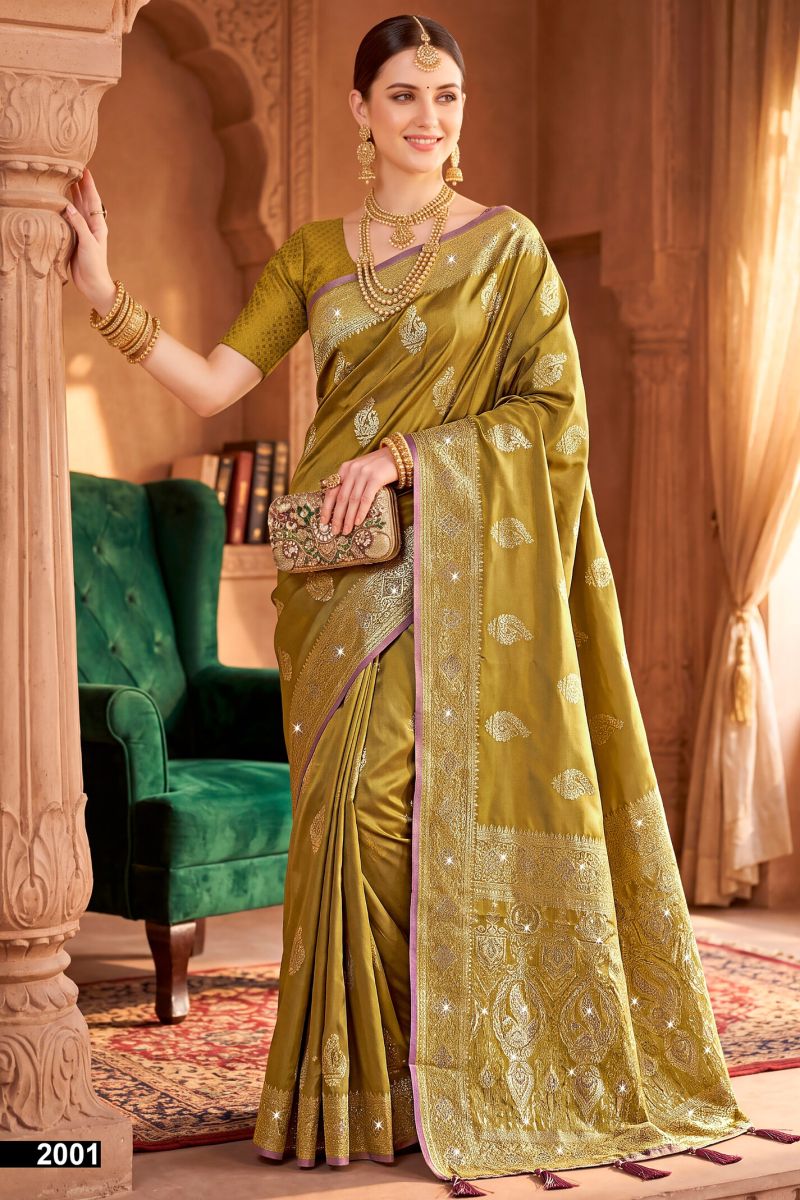 Saroj Umang Satin Saroski Vol 2 Wholesale Satin Silk Saree Collection