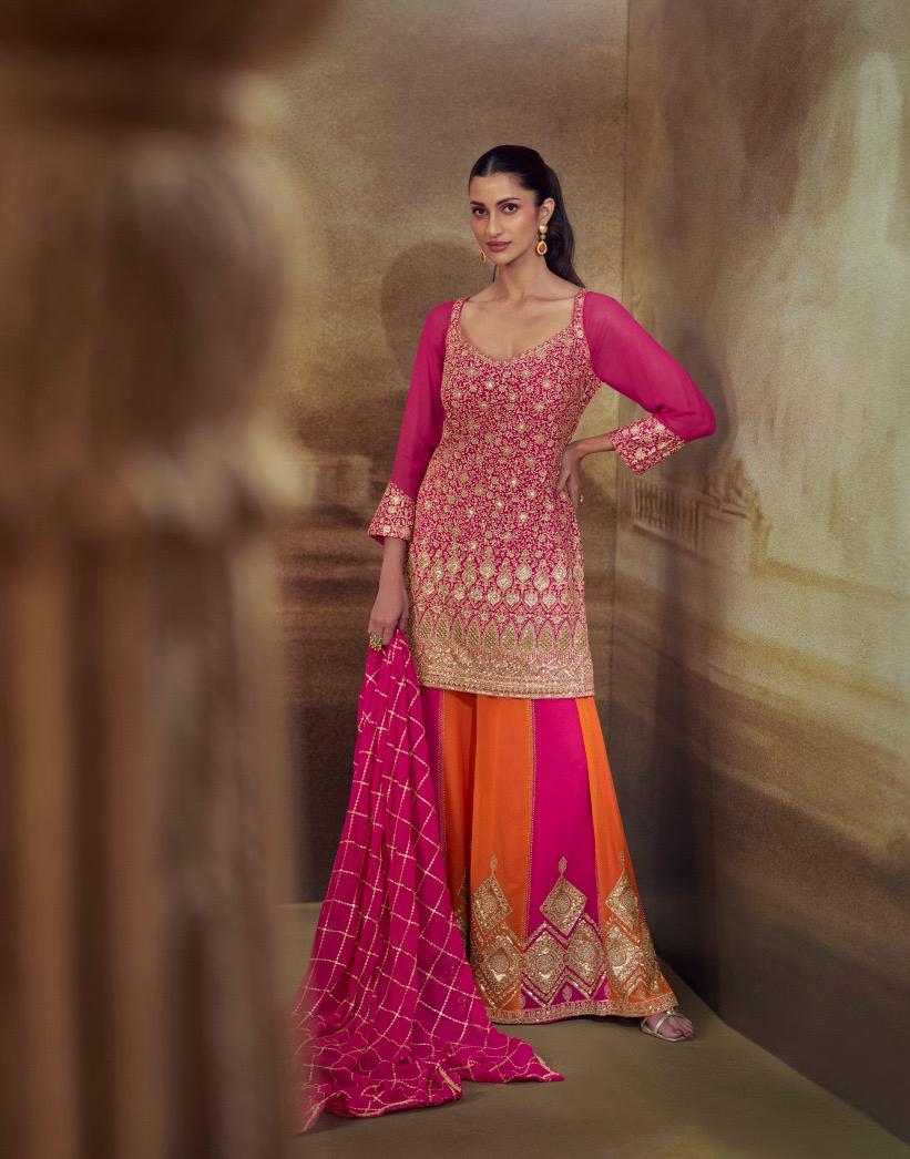 Sayuri Designer Banno Premium Real Georgette Salwar Suit Collection — Wholesale Salwar Suits, Sayuri Designer wholesale from Surat — view 5