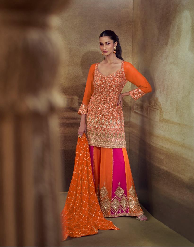 Sayuri Designer Banno Premium Real Georgette Salwar Suit Collection — Wholesale Salwar Suits, Sayuri Designer wholesale from Surat — view 3