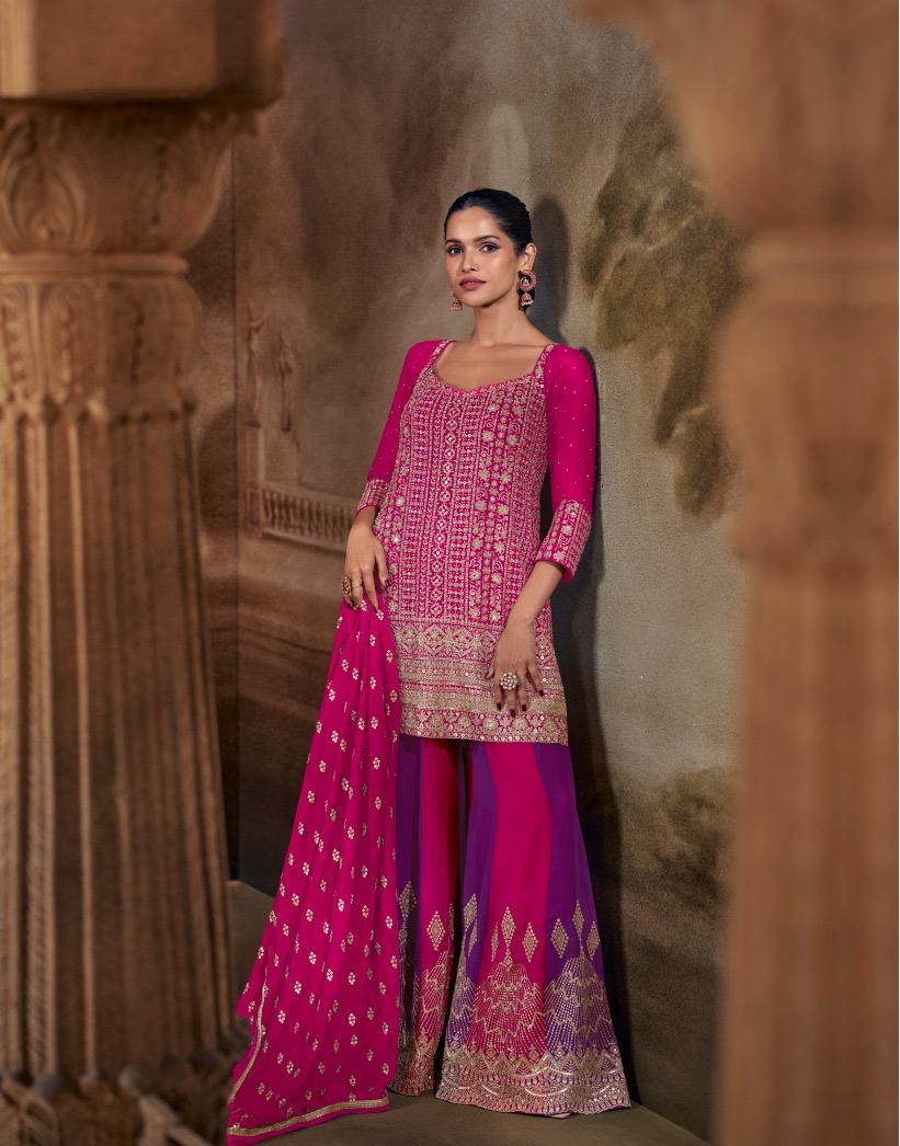 Sayuri Designer Banno Premium Real Georgette Salwar Suit Collection — Wholesale Salwar Suits, Sayuri Designer wholesale from Surat — view 2