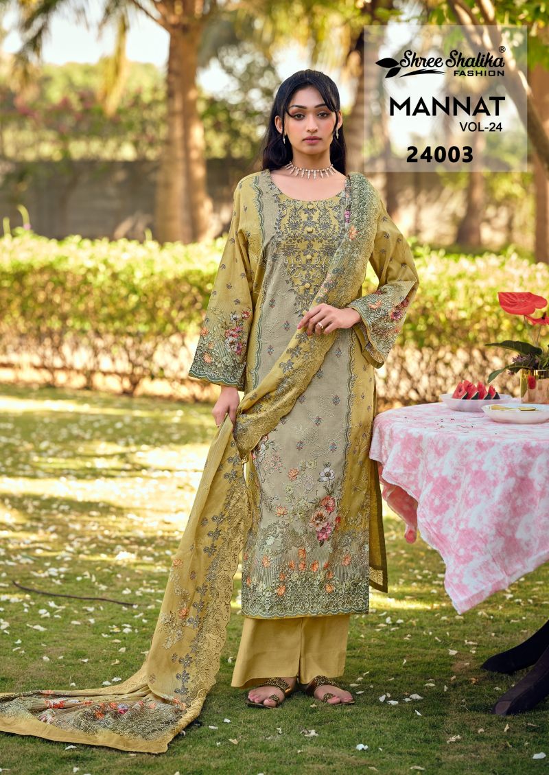 Shree Shalika Mannat Vol 24 Lawn Cotton Digital Print Dress Material Salwar Suit — Wholesale Salwar Suits, Shree Shalika wholesale from Surat — Photo 7