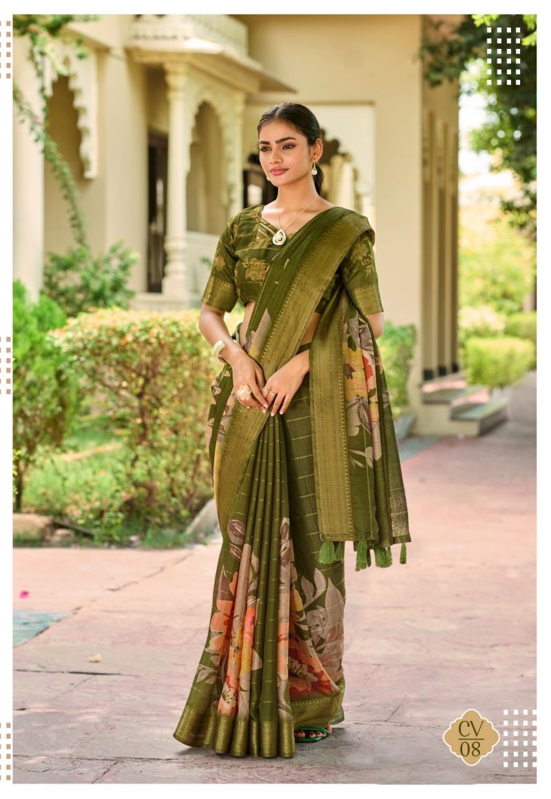 Shreyans Chinta Valley Wholesale Soft Cotton Silk Printed Saree Collection