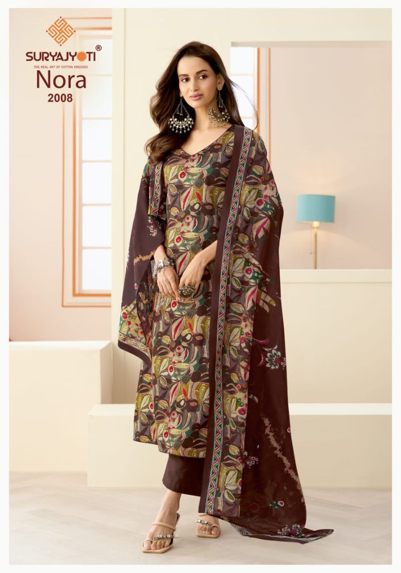 Suryajyoti Nora Vol 2 Jam Satin Printed Dress Material Catalog