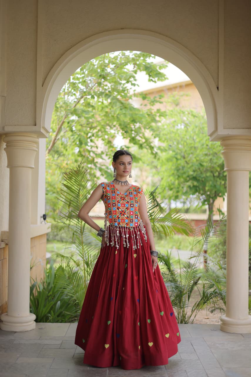 Live Wear LW-7181 Cora Cotton Lehenga Blouse Combo — Wholesale Lehenga, Vardan Ethnic wholesale from Surat — Photo 12
