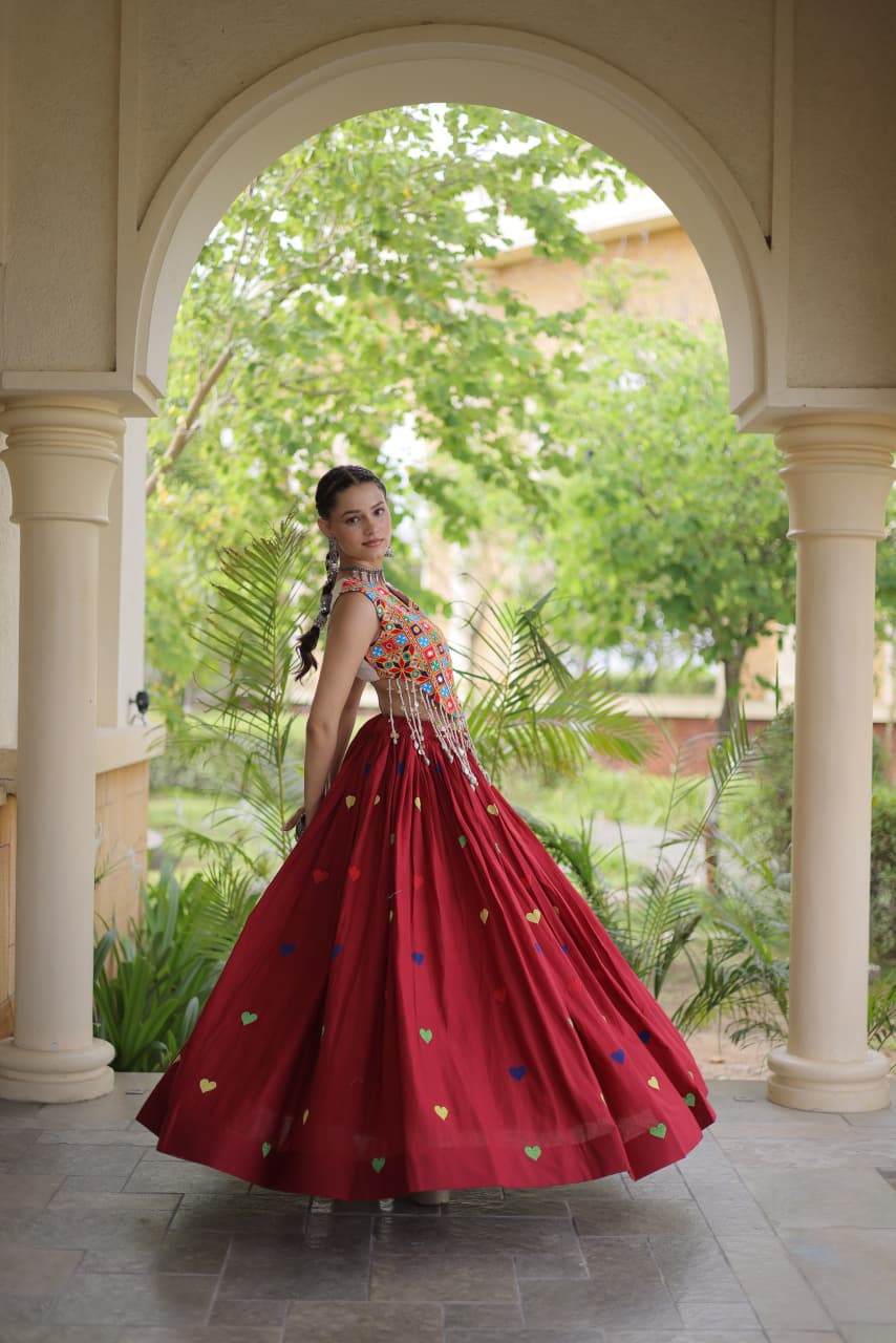 Live Wear LW-7181 Cora Cotton Lehenga Blouse Combo — Wholesale Lehenga, Vardan Ethnic wholesale from Surat — Photo 13