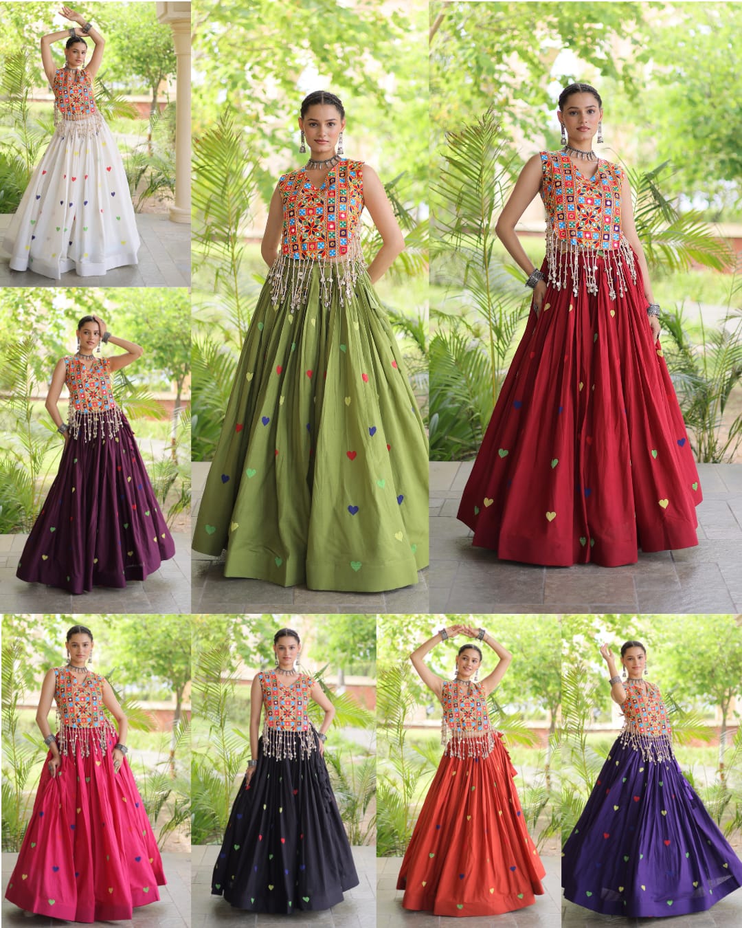 Live Wear LW-7181 Cora Cotton Lehenga Blouse Combo — Wholesale Lehenga, Vardan Ethnic wholesale from Surat — Photo 14