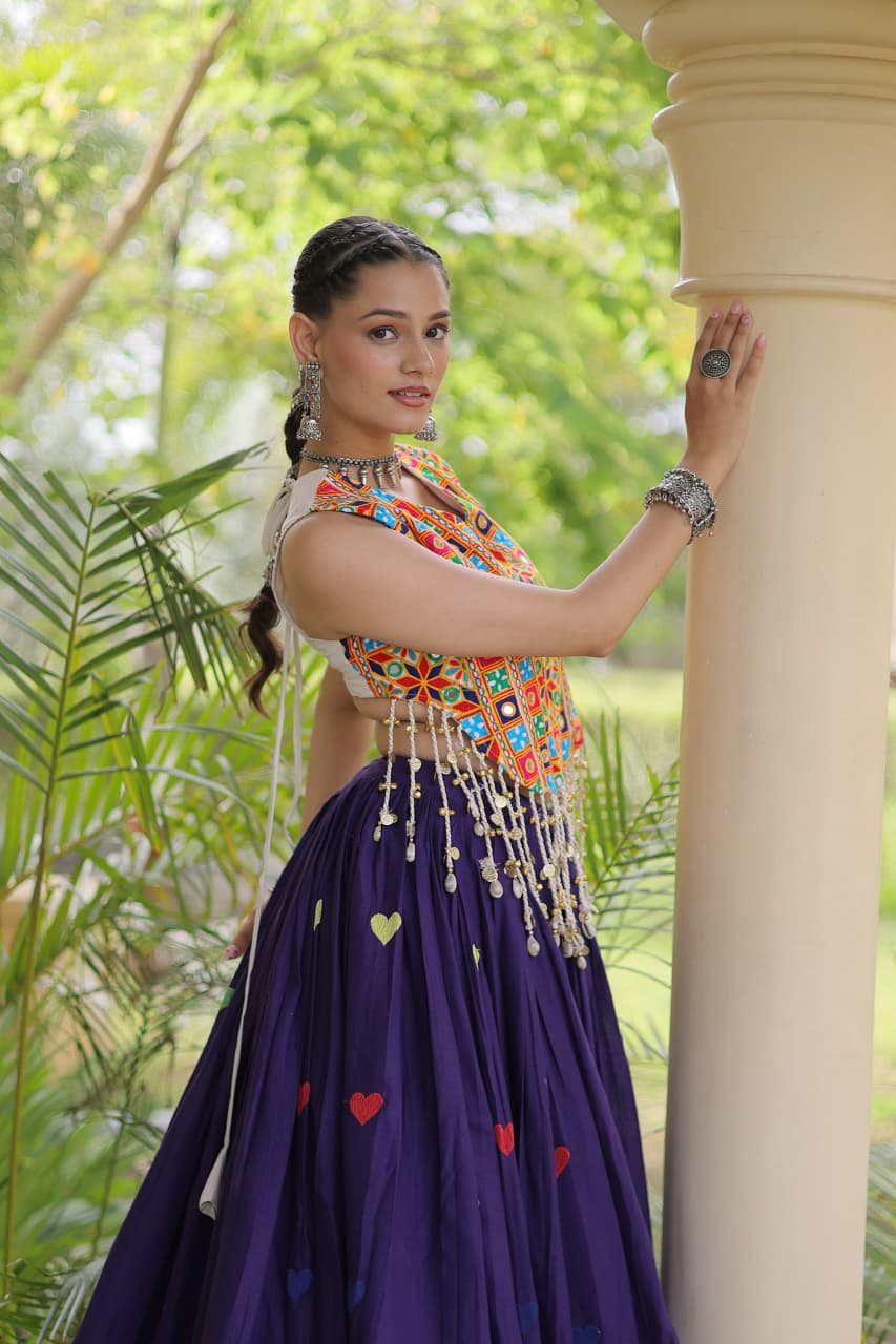 Live Wear LW-7181 Cora Cotton Lehenga Blouse Combo — Wholesale Lehenga, Vardan Ethnic wholesale from Surat — Photo 16