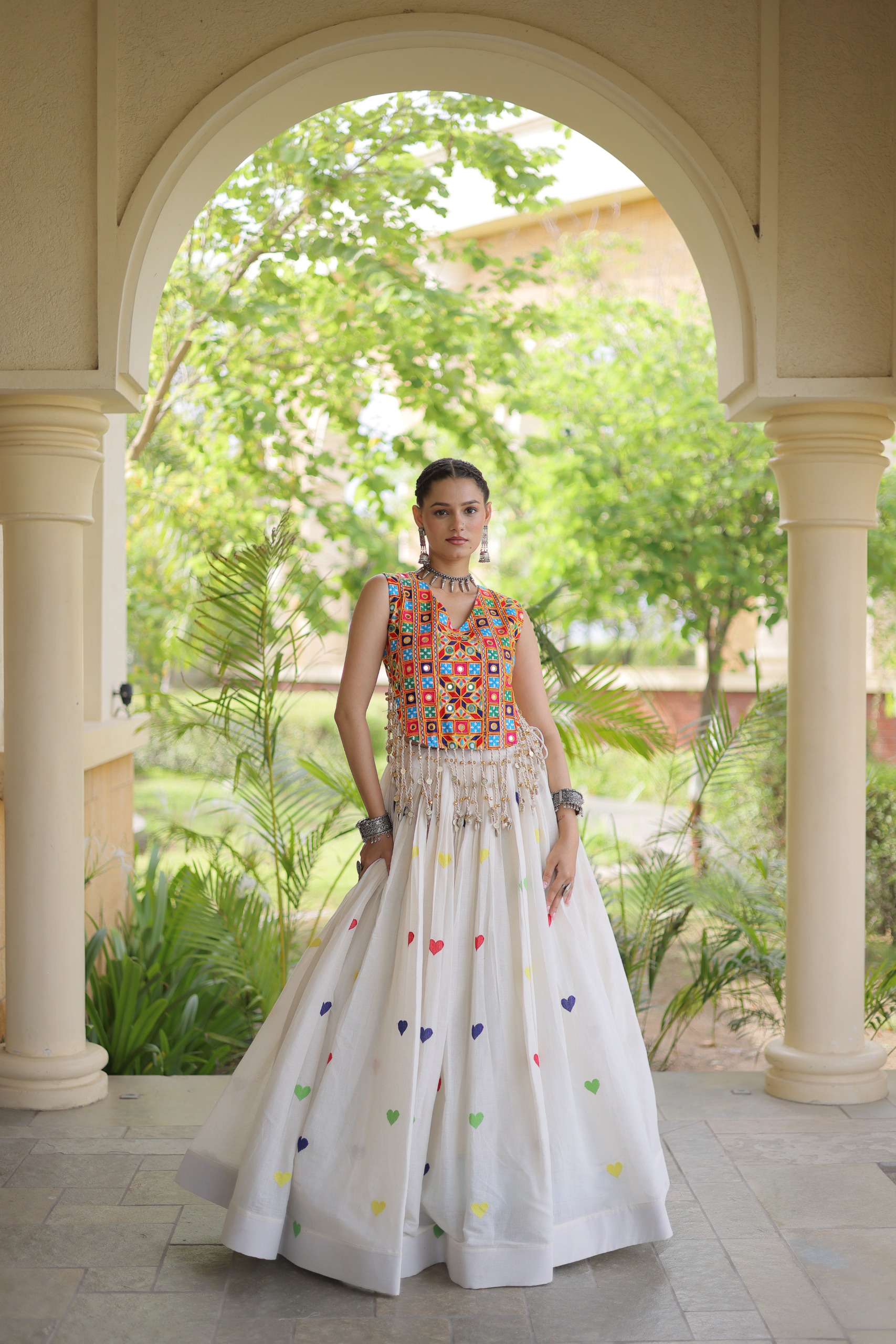 Live Wear LW-7181 Cora Cotton Lehenga Blouse Combo — Wholesale Lehenga, Vardan Ethnic wholesale from Surat — Photo 23