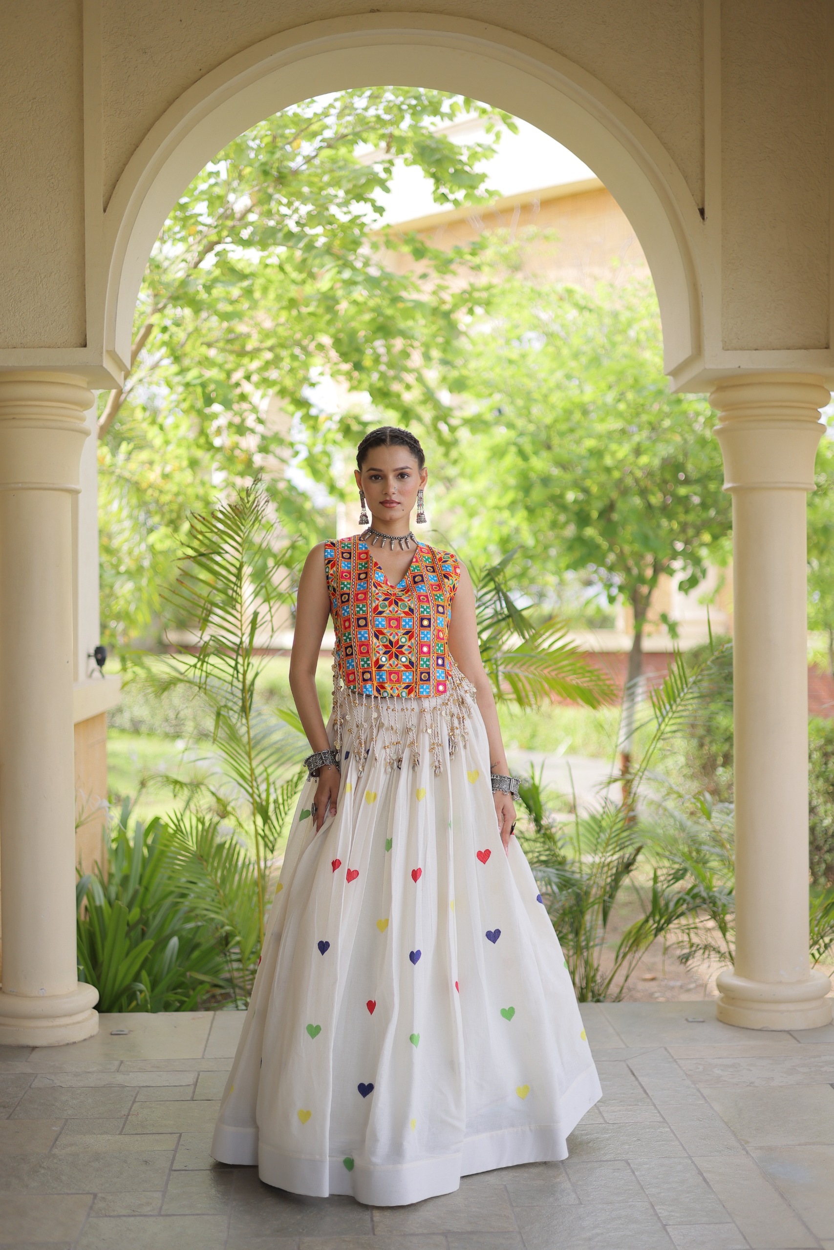 Live Wear LW-7181 Cora Cotton Lehenga Blouse Combo — Wholesale Lehenga, Vardan Ethnic wholesale from Surat — Photo 25
