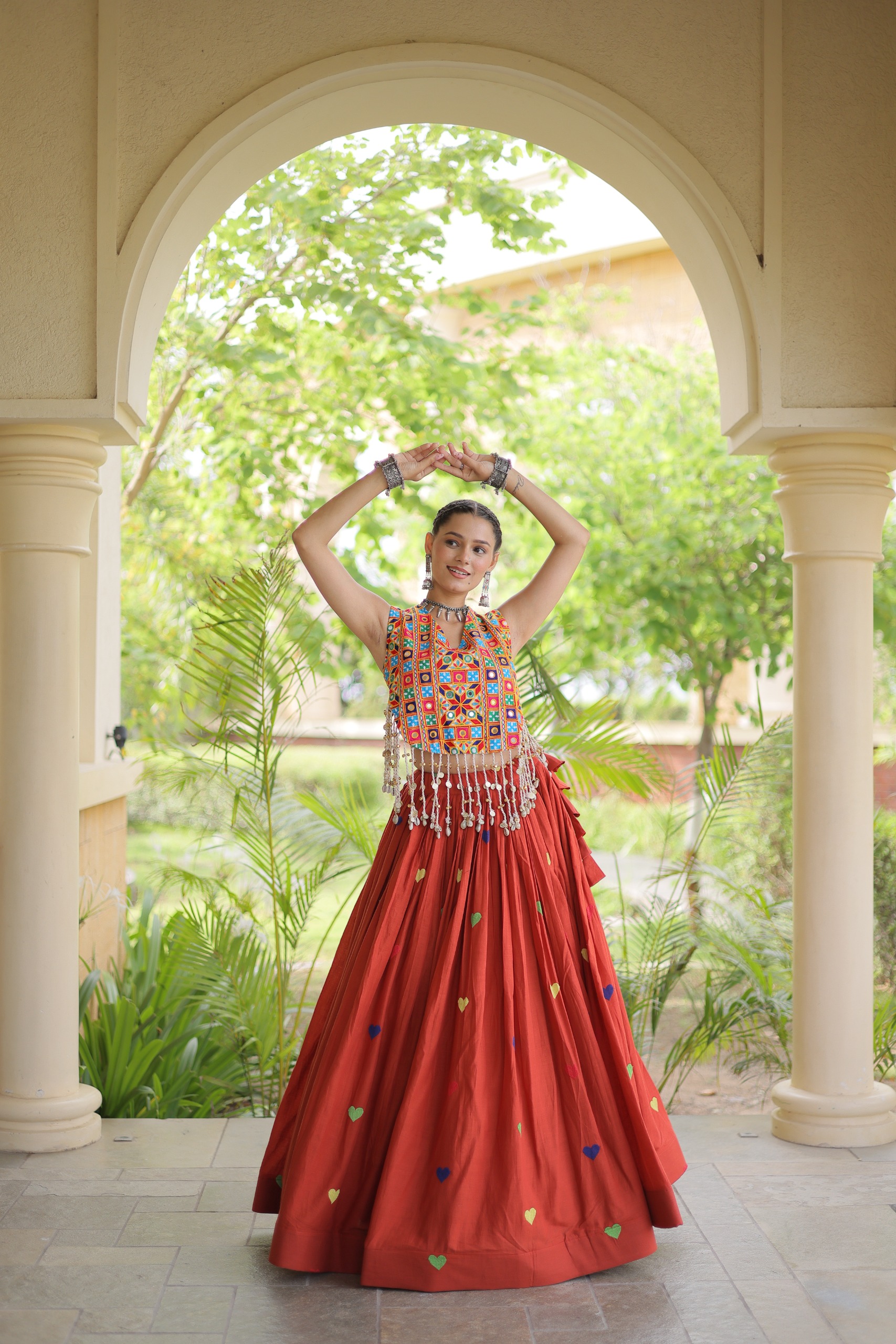 Live Wear LW-7181 Cora Cotton Lehenga Blouse Combo — Wholesale Lehenga, Vardan Ethnic wholesale from Surat — Photo 33