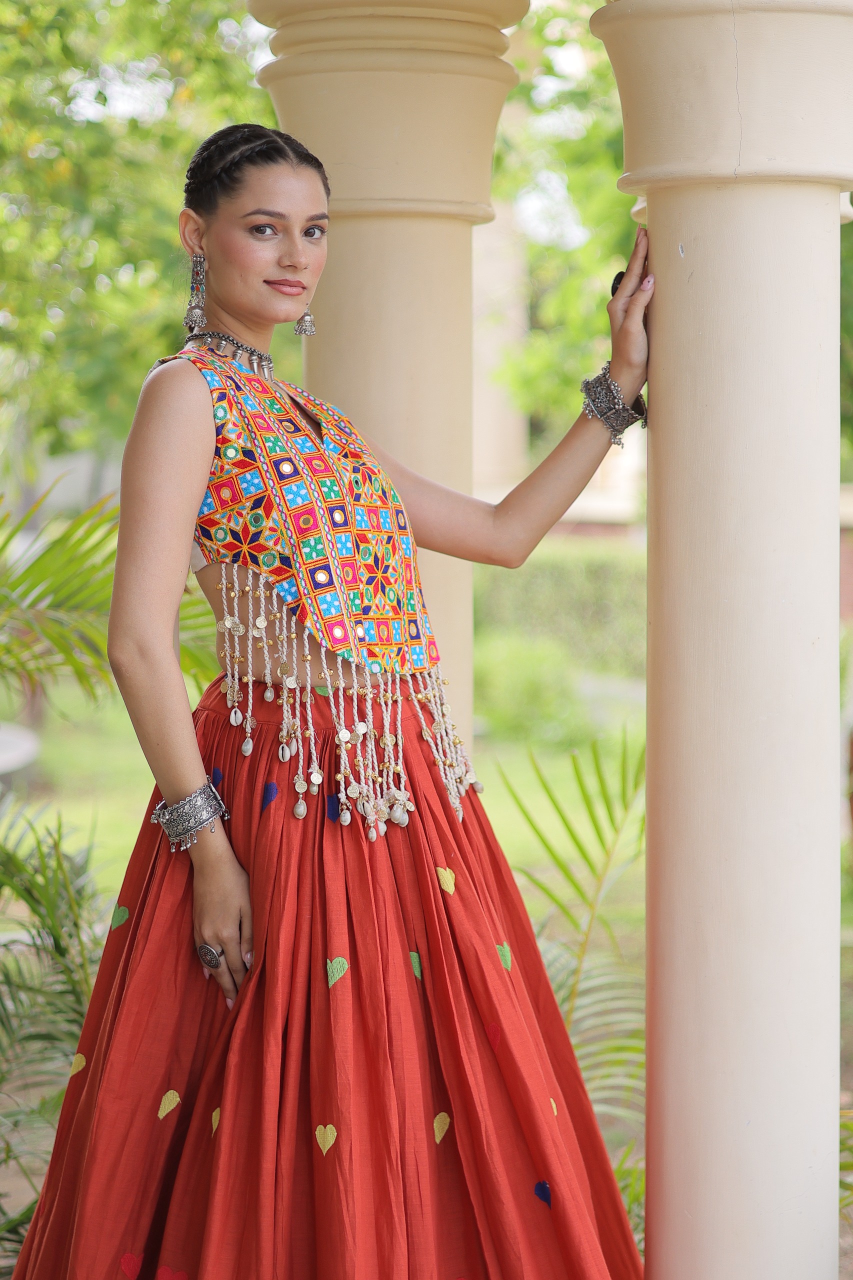 Live Wear LW-7181 Cora Cotton Lehenga Blouse Combo