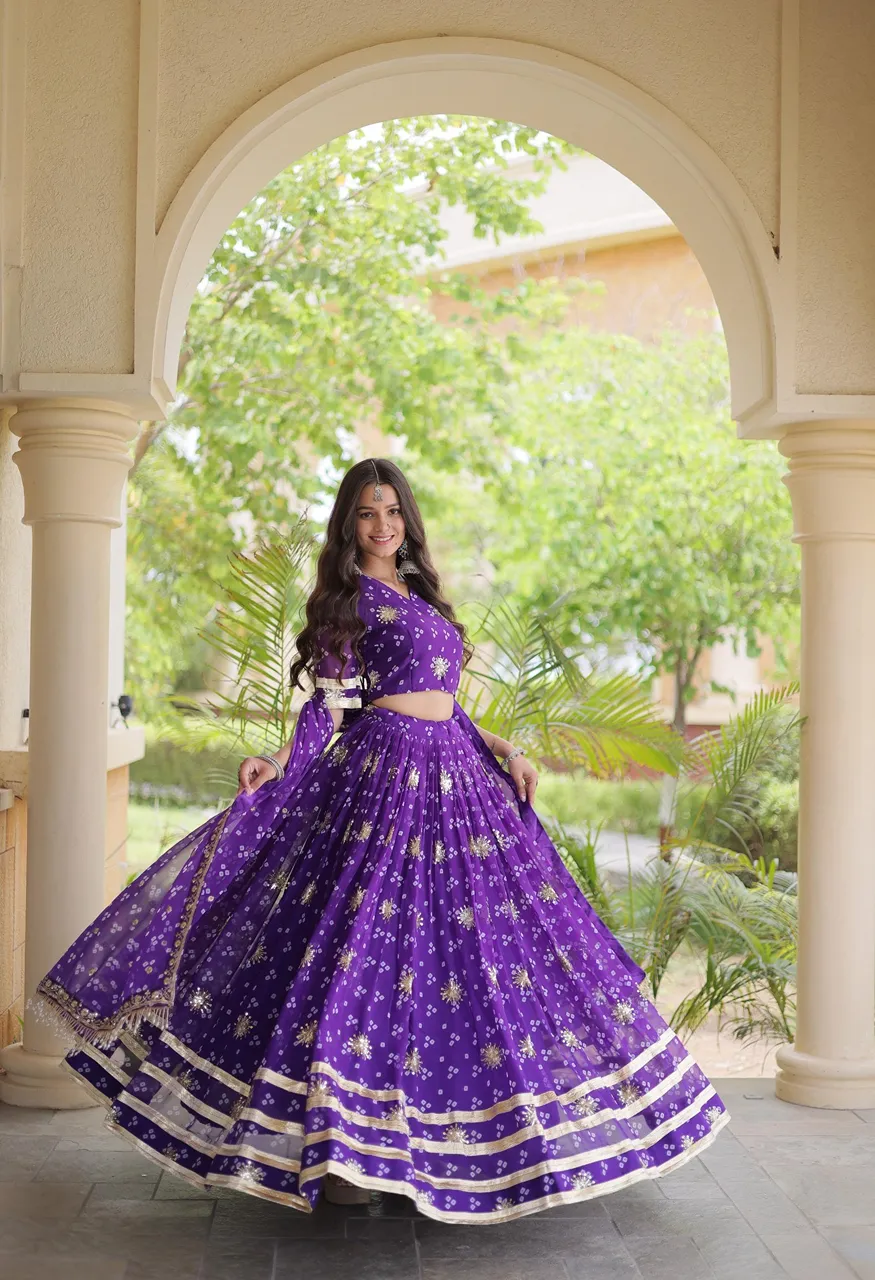 LG Leembogee Designer Zari Embroidered Lehenga Blouse Dupatta Set