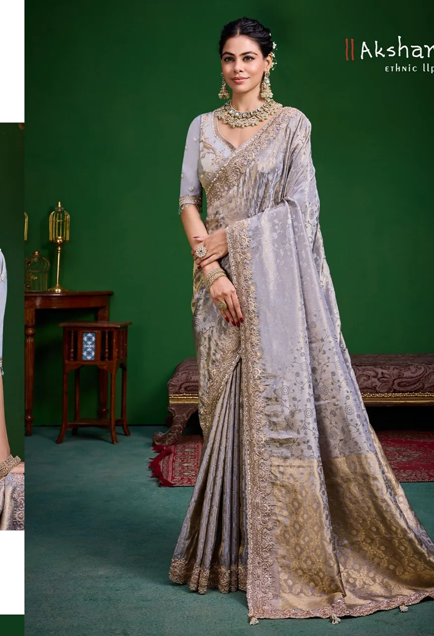 Shisha Kum Kum Vol 9 Premium Tissue Silk Readymade Blouse Catalog — Singles, Vardan Ethnic wholesale from Surat — Photo 3