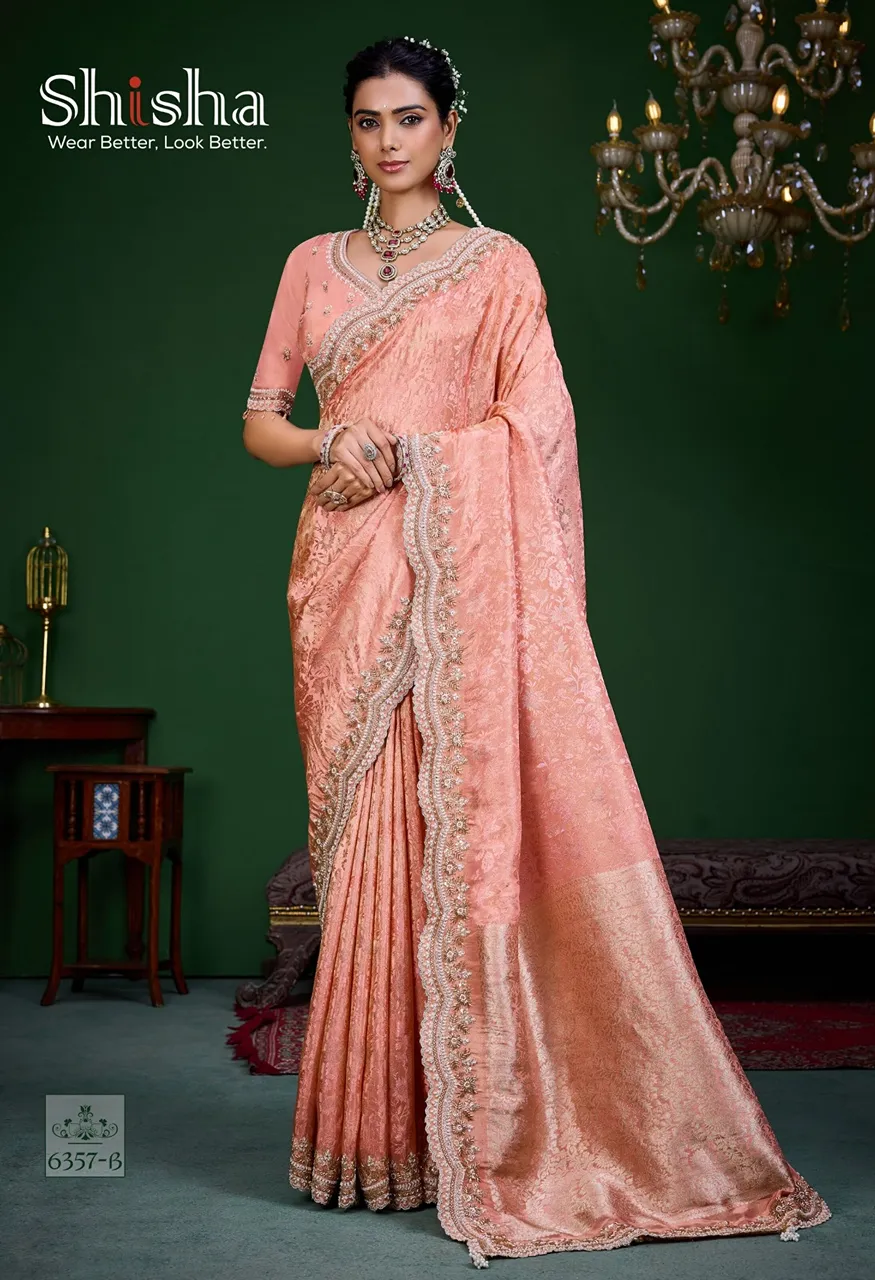 Shisha Kum Kum Vol 9 Premium Tissue Silk Readymade Blouse Catalog — Singles, Vardan Ethnic wholesale from Surat — Photo 4