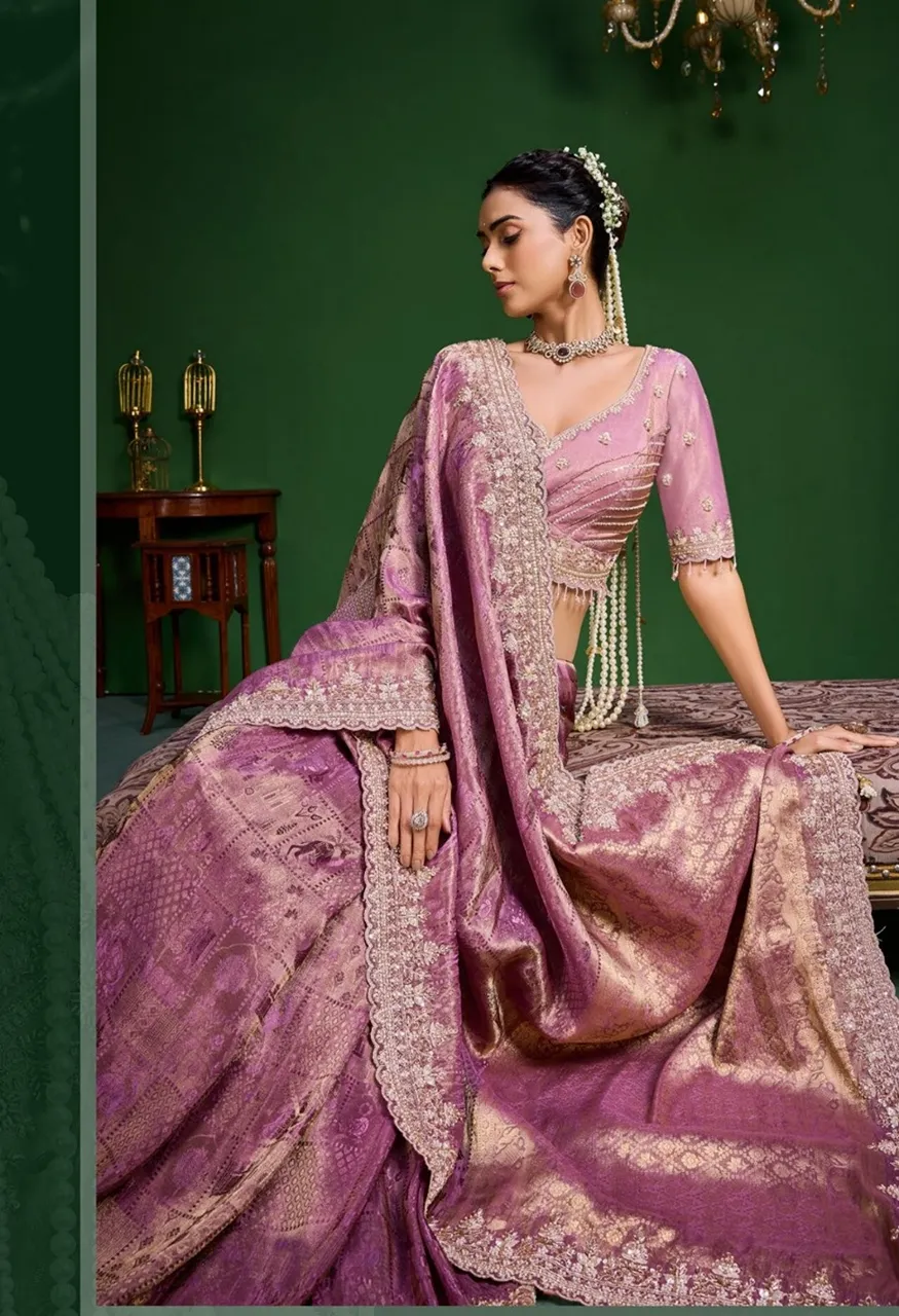 Shisha Kum Kum Vol 9 Premium Tissue Silk Readymade Blouse Catalog — Singles, Vardan Ethnic wholesale from Surat — Photo 11