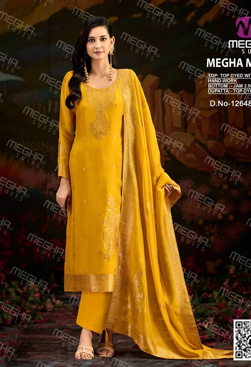 Meghali Mariyam Designer Suit Set Premium Top, Bottom Dupatta — Wholesale Dress Material, Vardan Ethnic wholesale from Surat — view 3