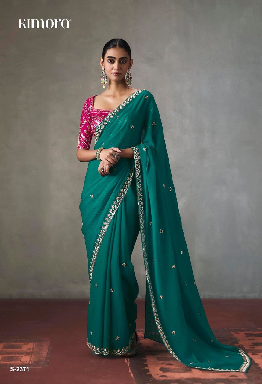 Kimora I Con Vol 37 Premium Designer Saree Catalog — Singles, Kimora wholesale from Surat — Photo 2