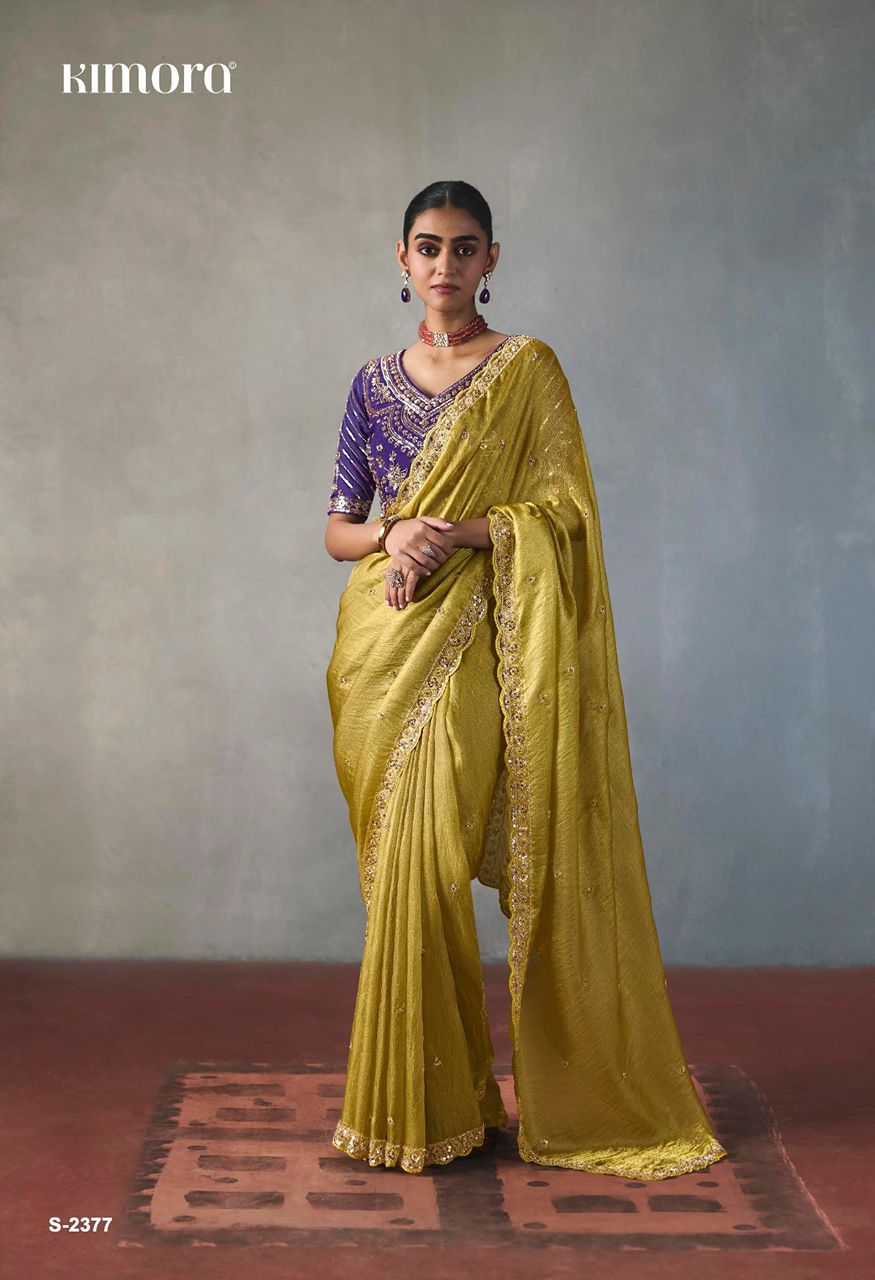 Kimora I Con Vol 37 Premium Designer Saree Catalog — Singles, Kimora wholesale from Surat — Photo 7
