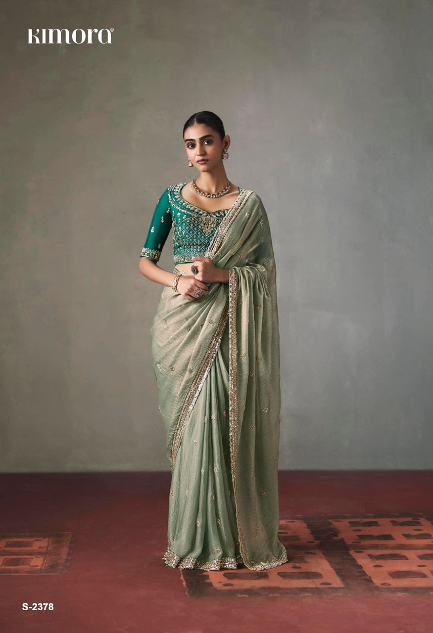 Kimora I Con Vol 37 Premium Designer Saree Catalog — Singles, Kimora wholesale from Surat — Photo 8